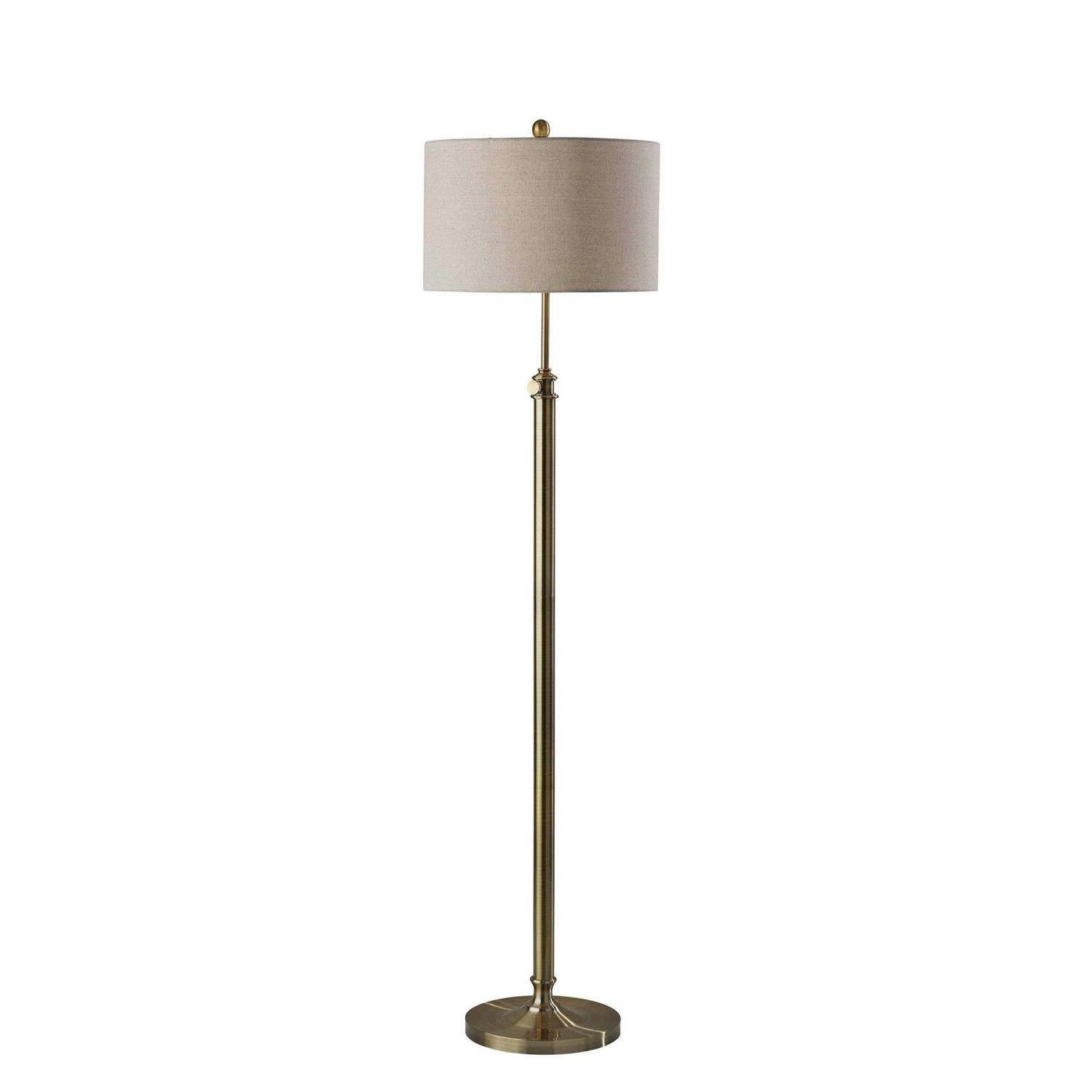 Adesso Barton Floor Lamp Antique - Image 3