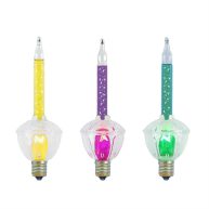 Novelty Lights 3 Light Traditional Christmas Bubble Light Replacement Pack