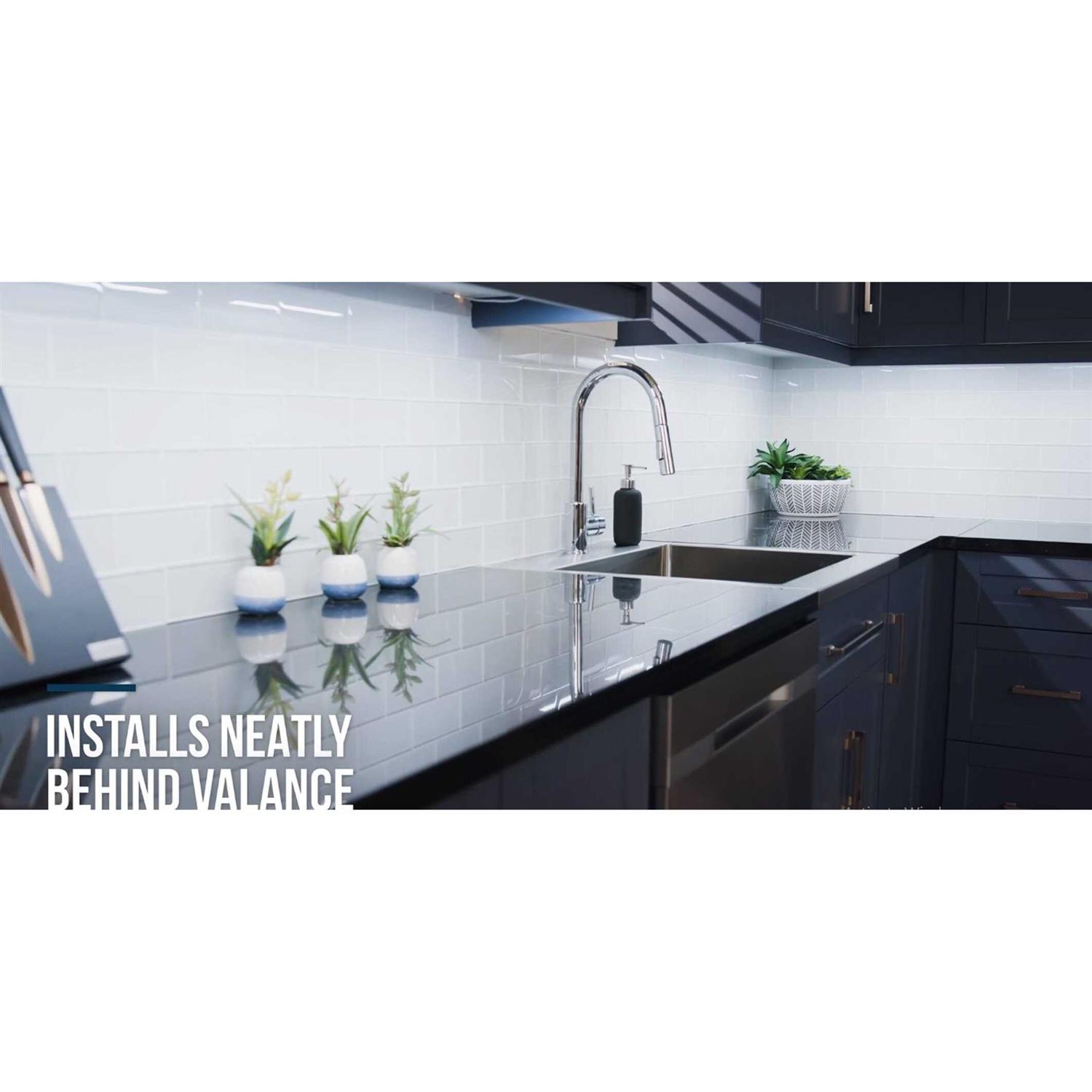 NewAge Products 4000K LED White Under Cabinet Light with Connector Cable 60847 - Image 2