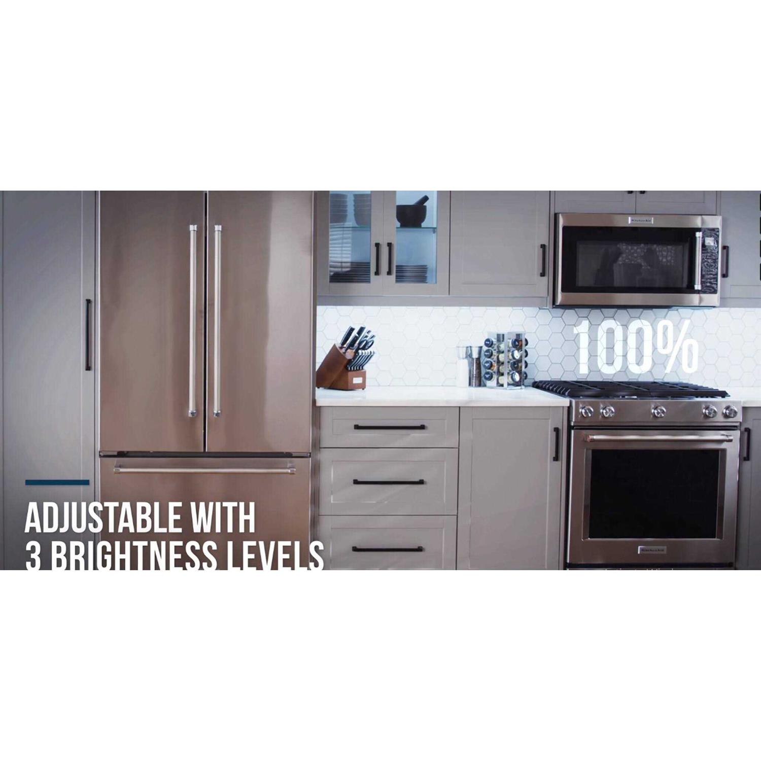 NewAge Products 4000K LED White Under Cabinet Light with Connector Cable 60847 - Image 4