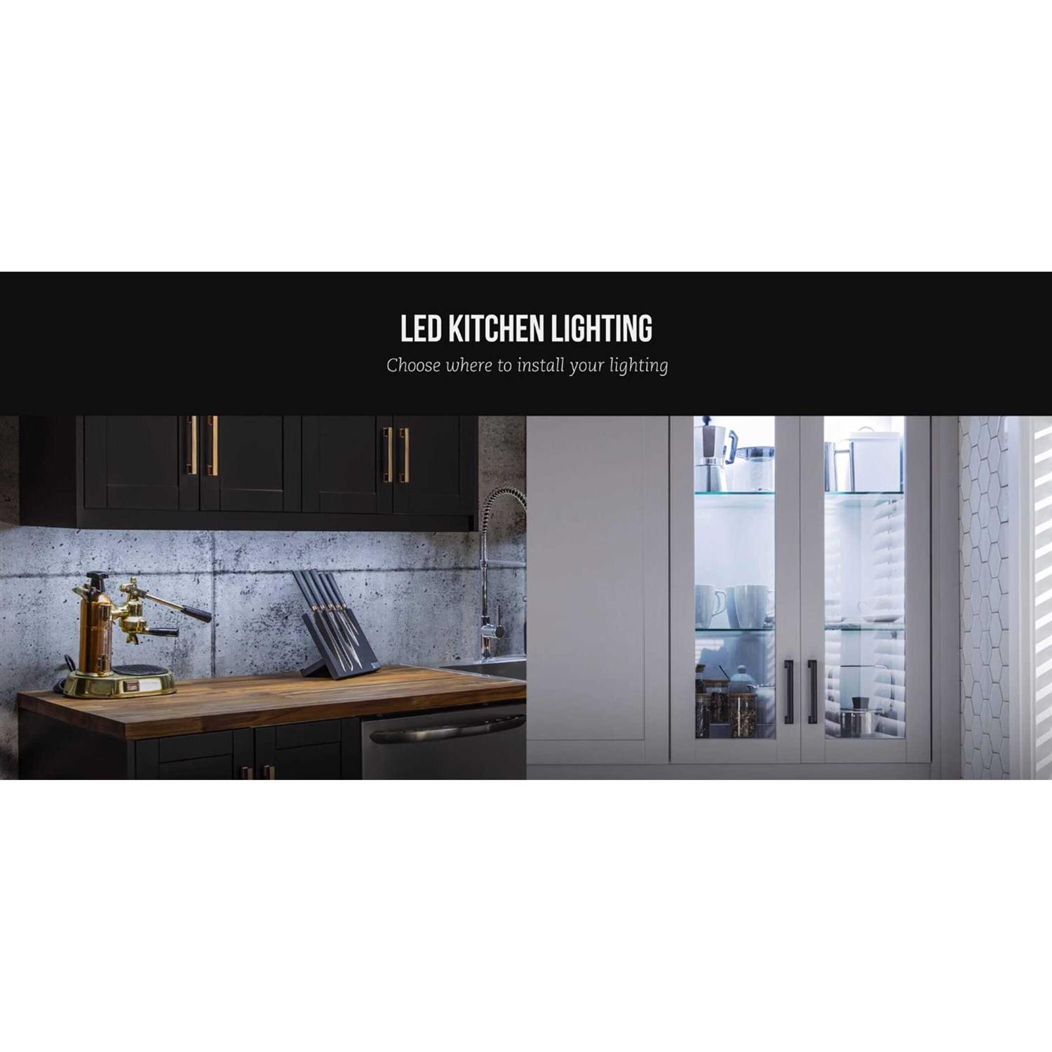 NewAge Products 4000K LED White Under Cabinet Light with Connector Cable 60847 - Image 5