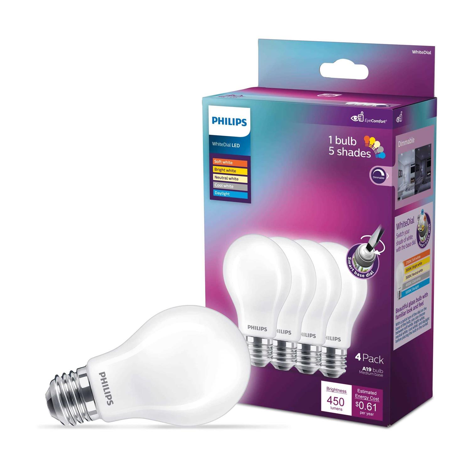 Philips A19 LED Light Bulb