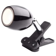 Newhouse Lighting Joe 4 in. Black Mini Clip-On Lamp NHCLP-JO-BK