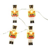 18ct. Warm White Nutcracker LED Crafting Lights with Silver Wire by Ashland