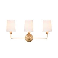 Poplin 3 Light 22 Wide Bathroom Vanity Light Signature Hardware