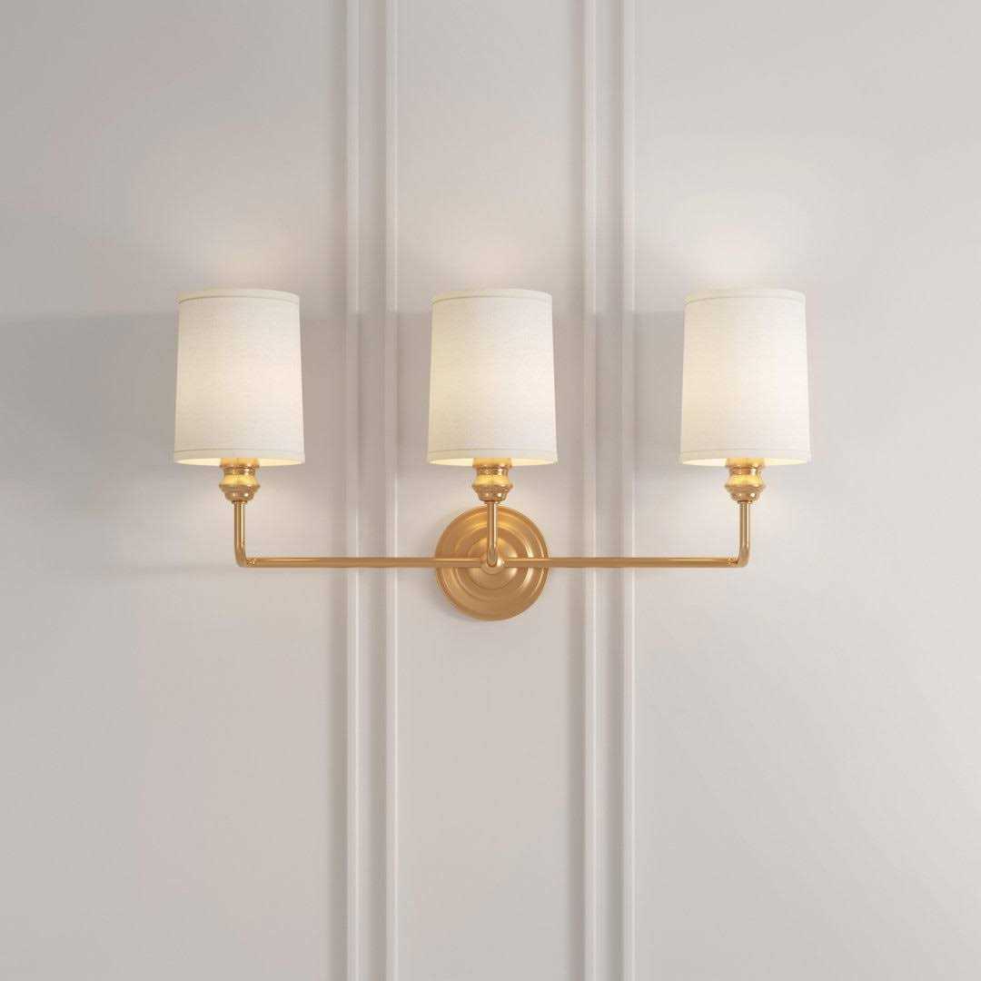Poplin 3 Light 22 Wide Bathroom Vanity Light Signature Hardware - Image 2