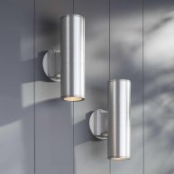 Possini Euro Design Ellis Modern Sconce Outdoor Wall Light Fixture 11 3/4 Up Down Glass Exterior House Porch