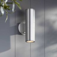 Possini Euro Design Ellis Modern Sconce Outdoor Wall Light Fixture 11 3/4 Up Down Glass Exterior House Porch