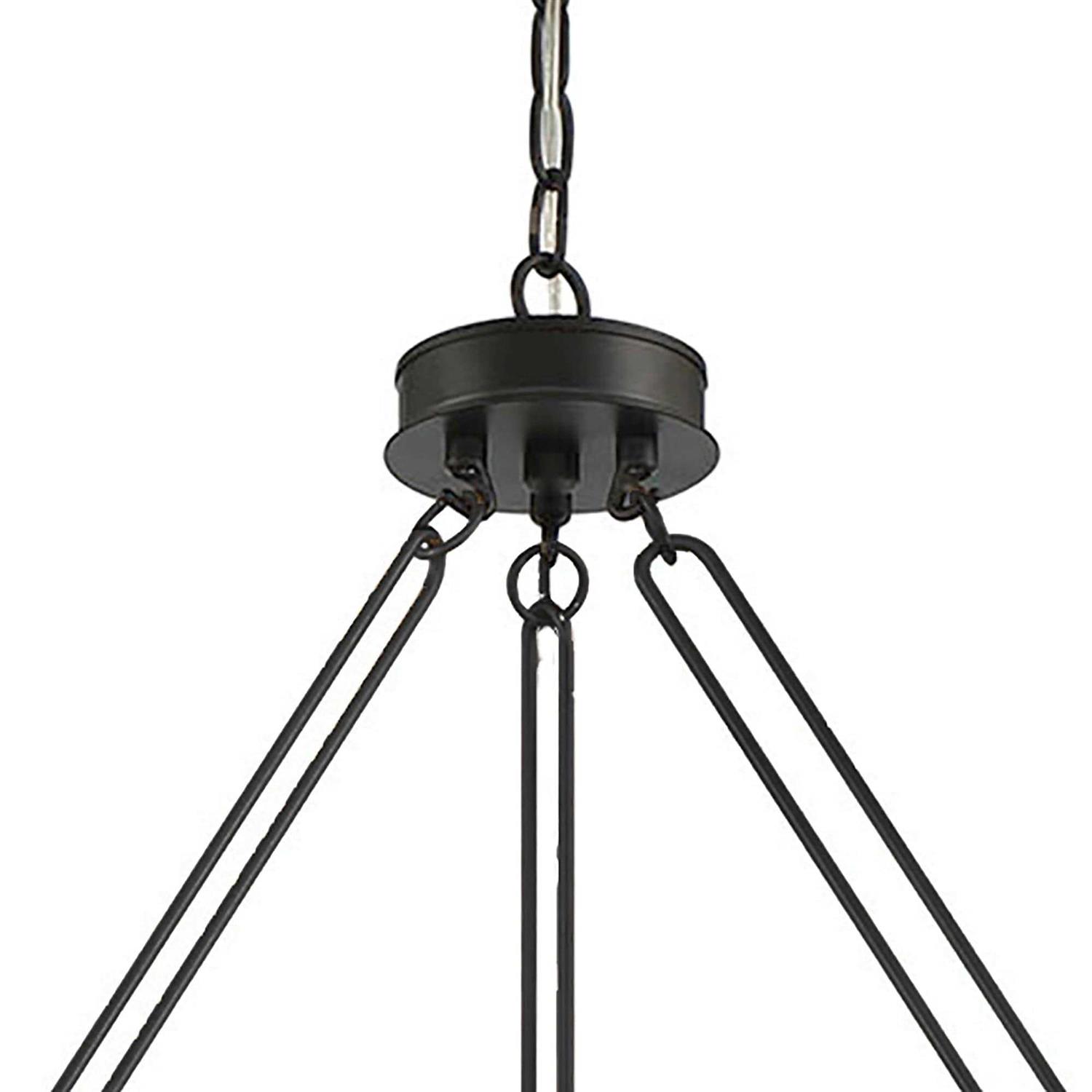 Acroma 12-light 40In Modern Farmhouse Wagon Wheel Chandelier - Image 4