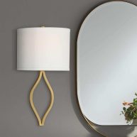 Possini Euro Design Possini Euro Sian 19 High Half Moon Wall Sconce