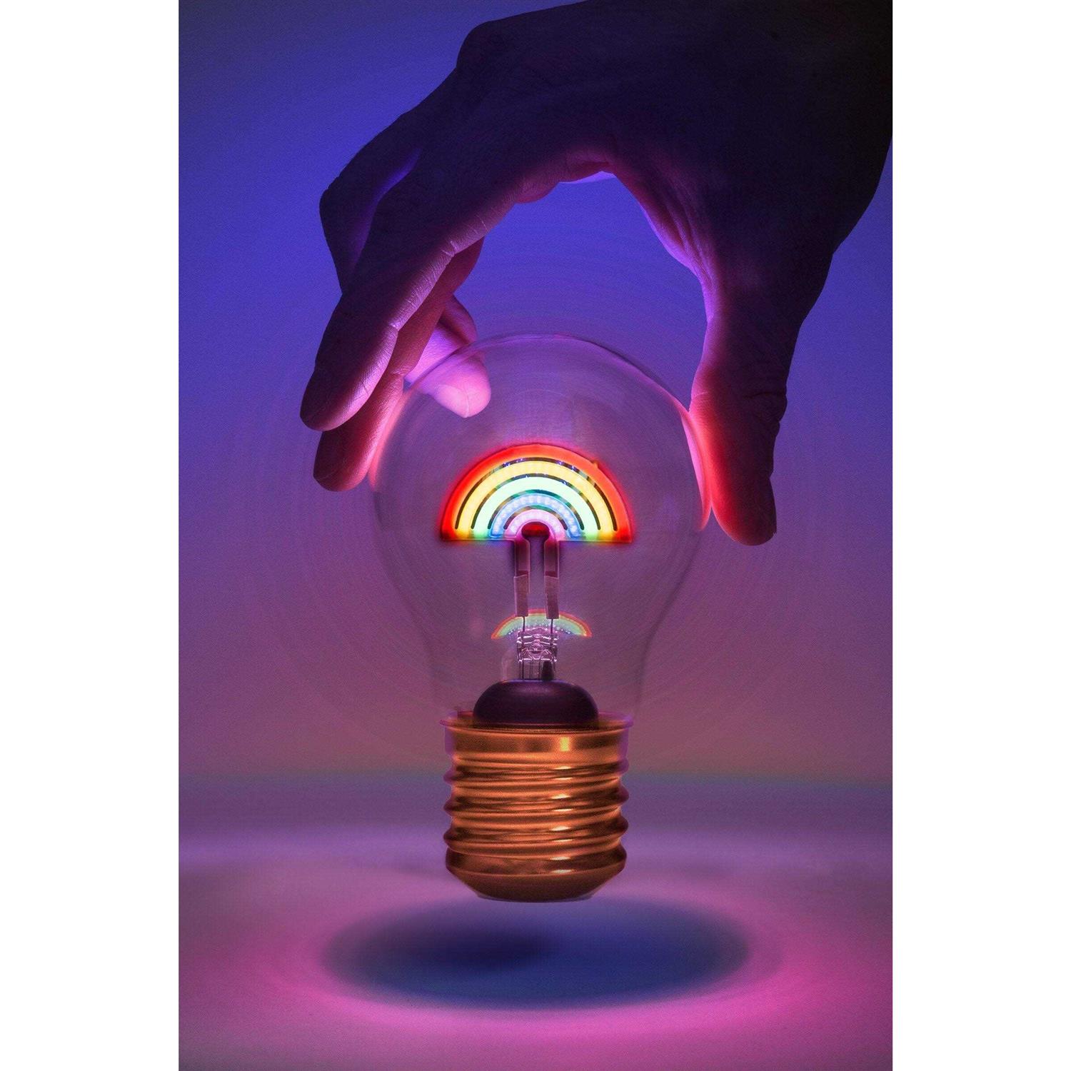 Rechargeable Cordless Rainbow Light Bulb