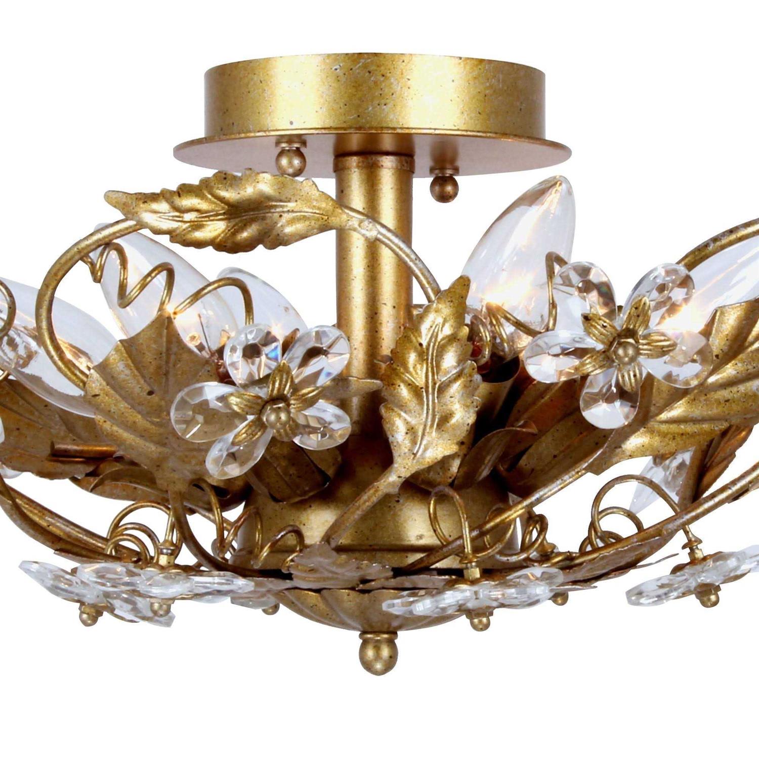 5316 Crystorama Paris Market 6 Light Ceiling Mount - Image 3