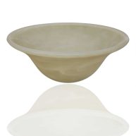 Alabaster Amber Glass Lamp Shade Replacement for Floor Lamp