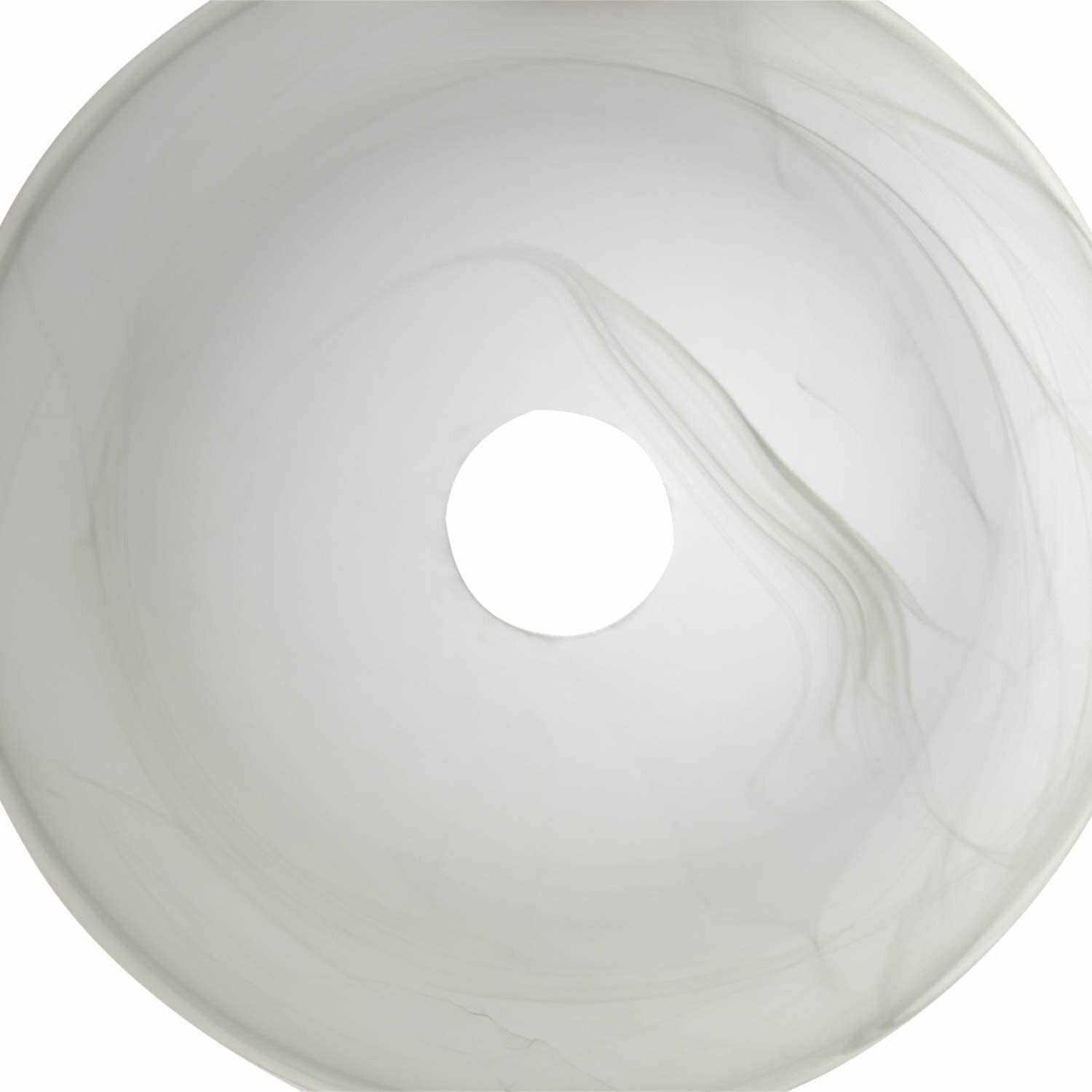 Alabaster Glass Lamp Shade Replacement for Floor Lamp - Image 2