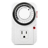 Bn-link 24 Hour Plug-in Mechanical Timer Grounded for Aquarium