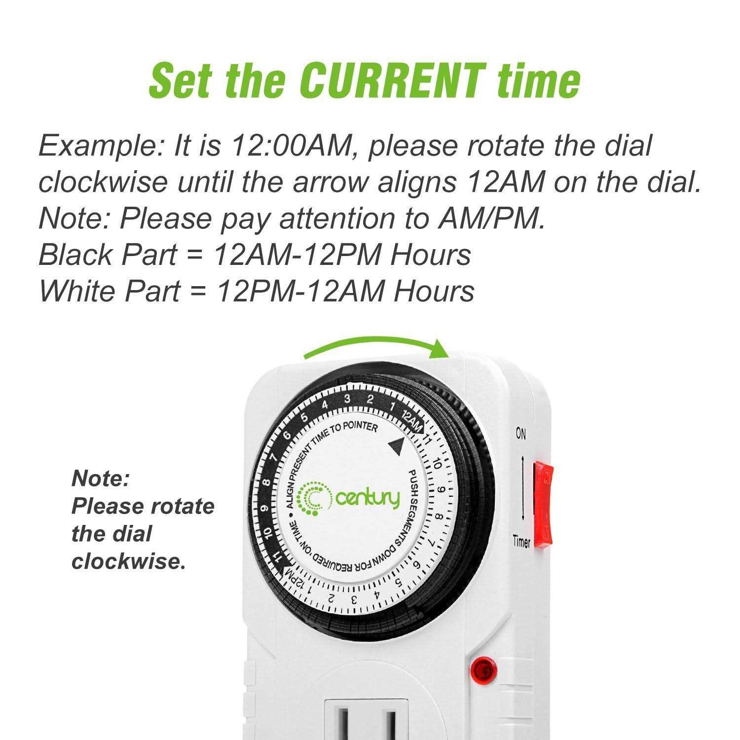 Bn-link 24 Hour Plug-in Mechanical Timer Grounded for Aquarium - Image 5