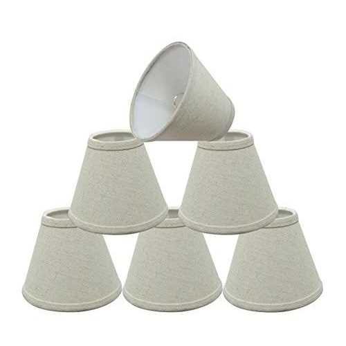 Aspen Creative Small Hardback Empire Shape Chandelier Clip-On Lamp Shade Set - Image 4
