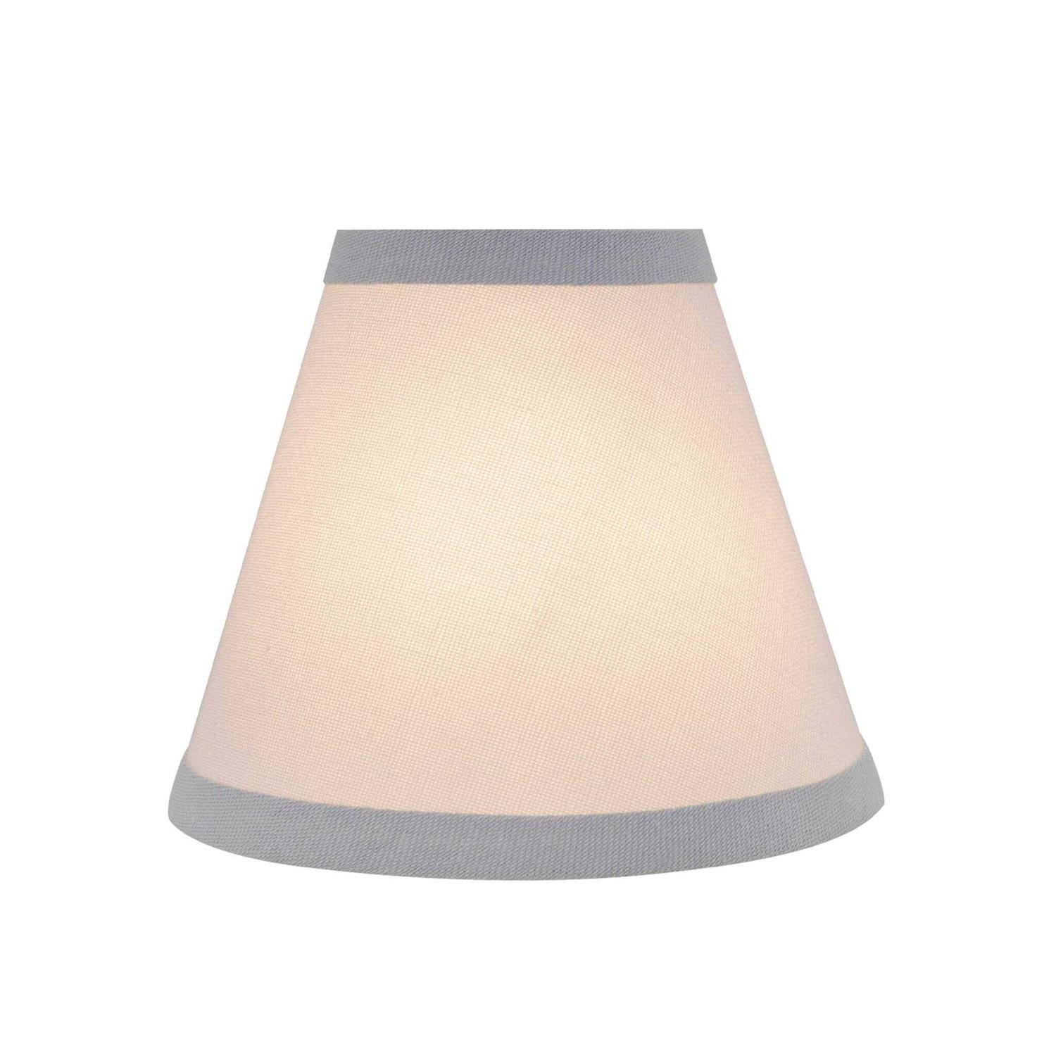 Aspen Creative Small Hardback Empire Shape Chandelier Clip-On Lamp Shade Set - Image 5