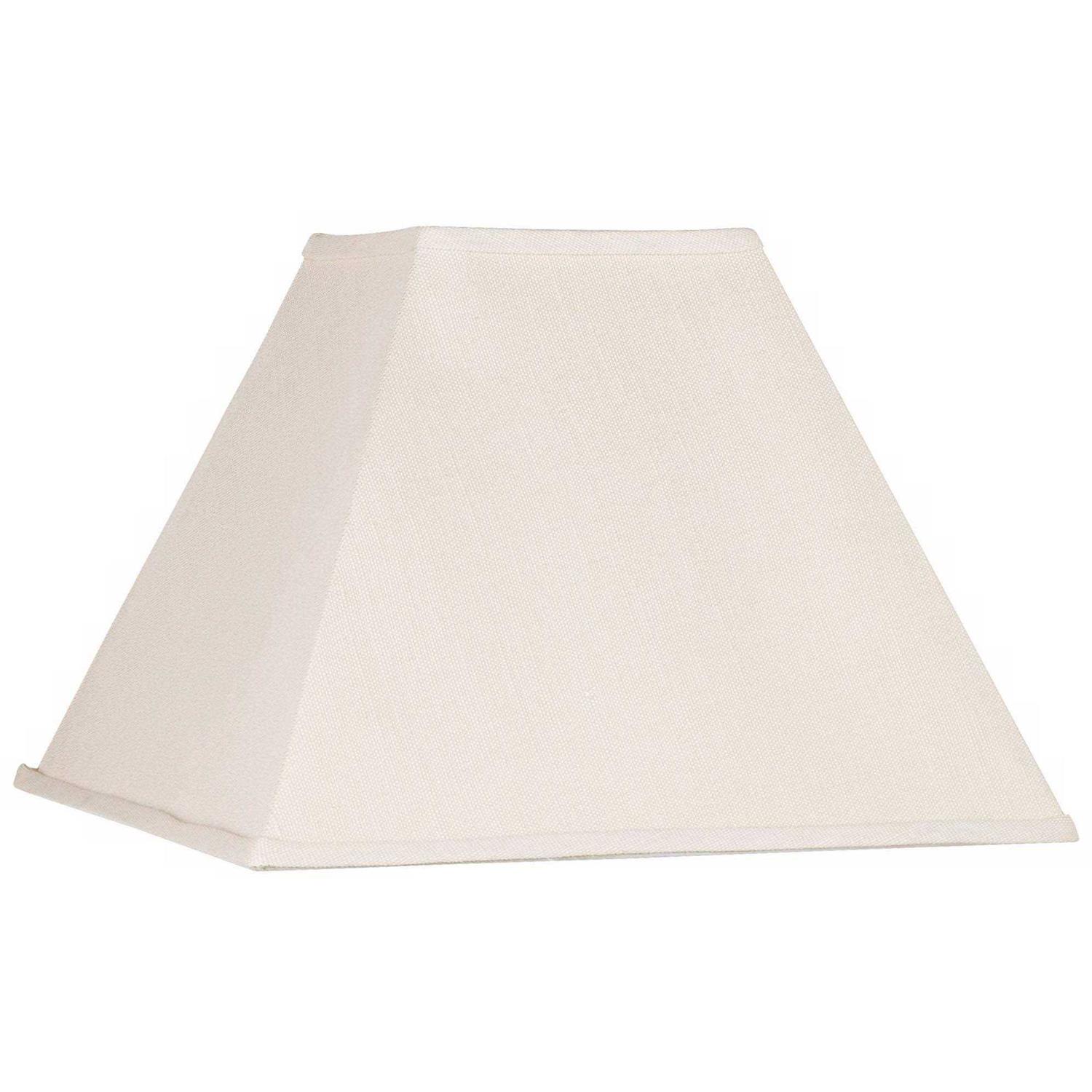 Brentwood Beige Linen Square Lamp Shade 7X17x13