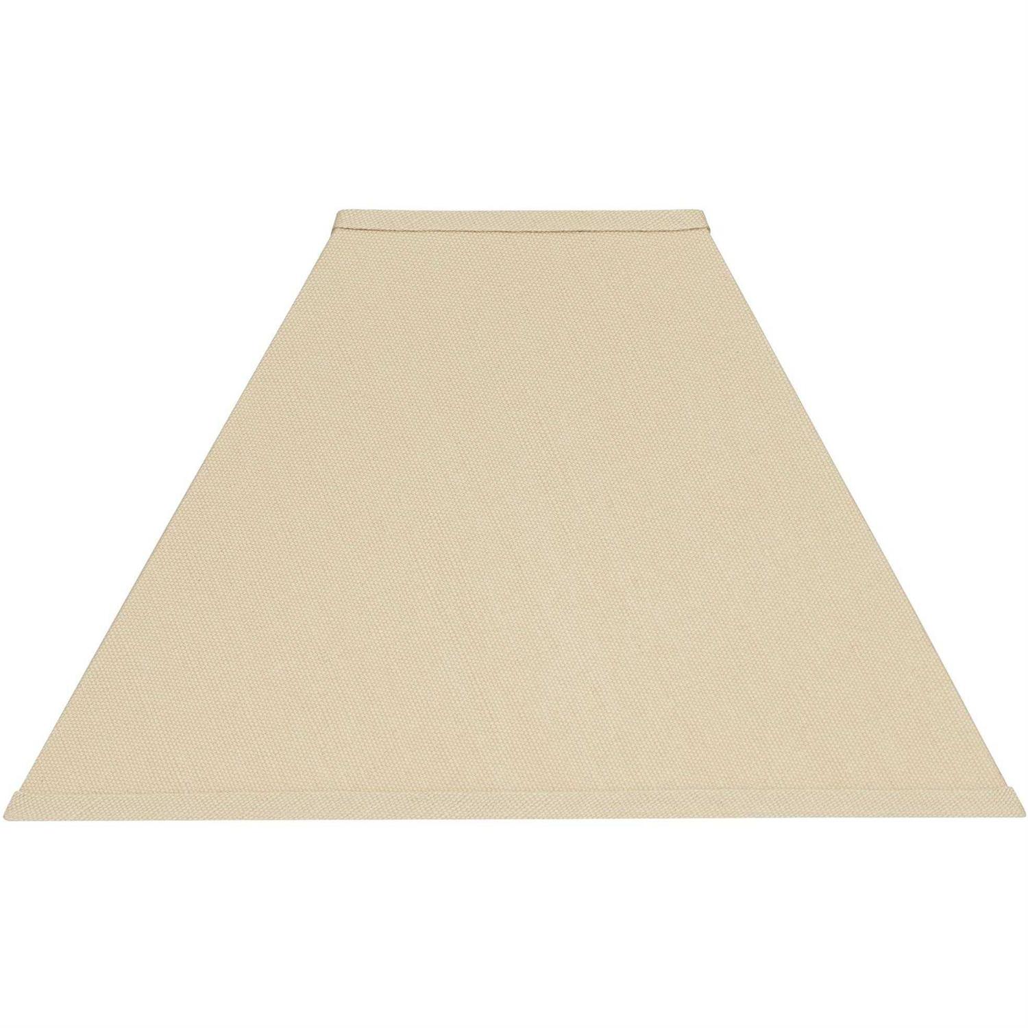 Brentwood Beige Linen Square Lamp Shade 7X17x13 - Image 5