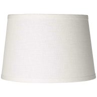 Brentwood Natural Burlap Drum Lamp Shade 10x12x8
