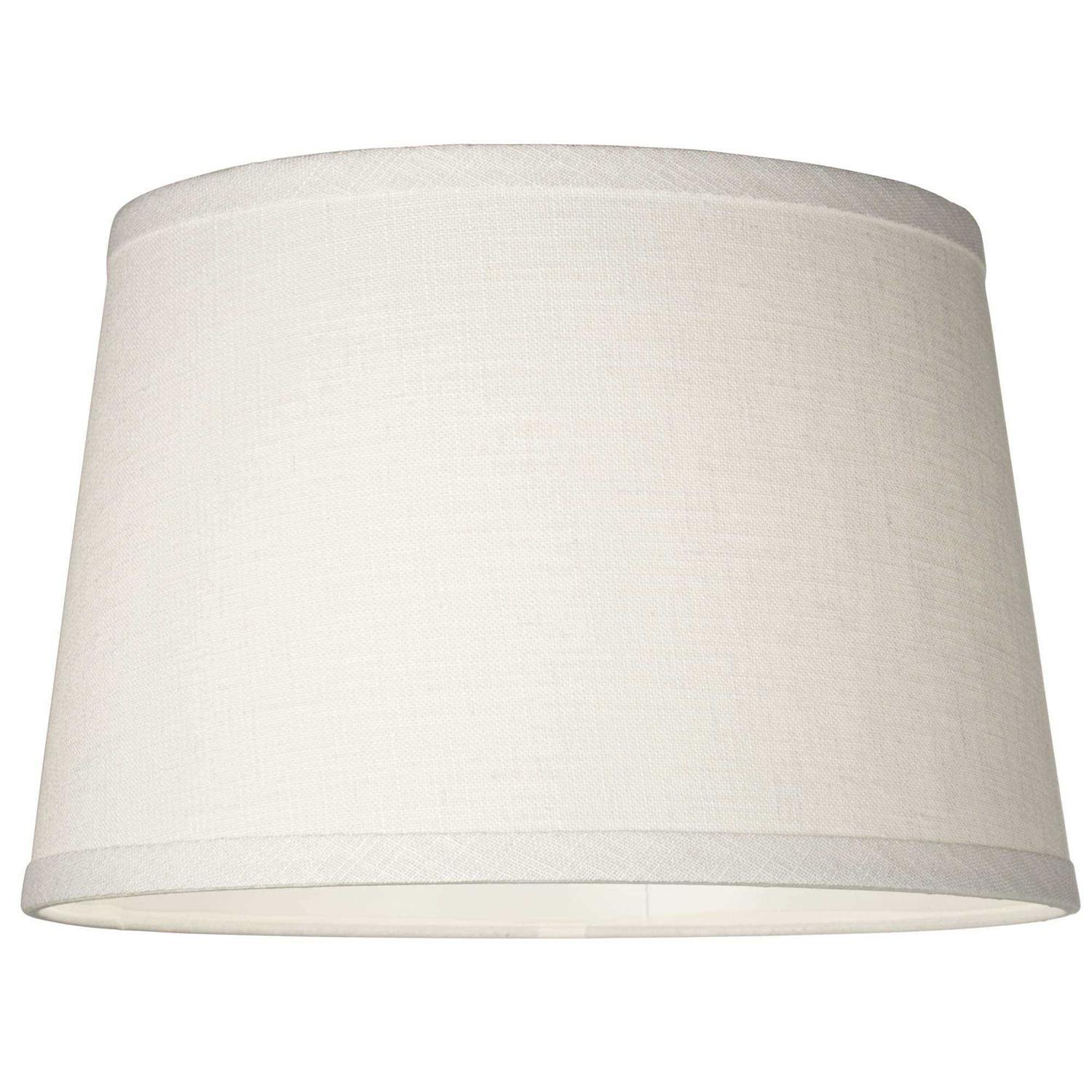 Brentwood Natural Burlap Drum Lamp Shade 10x12x8 - Image 3