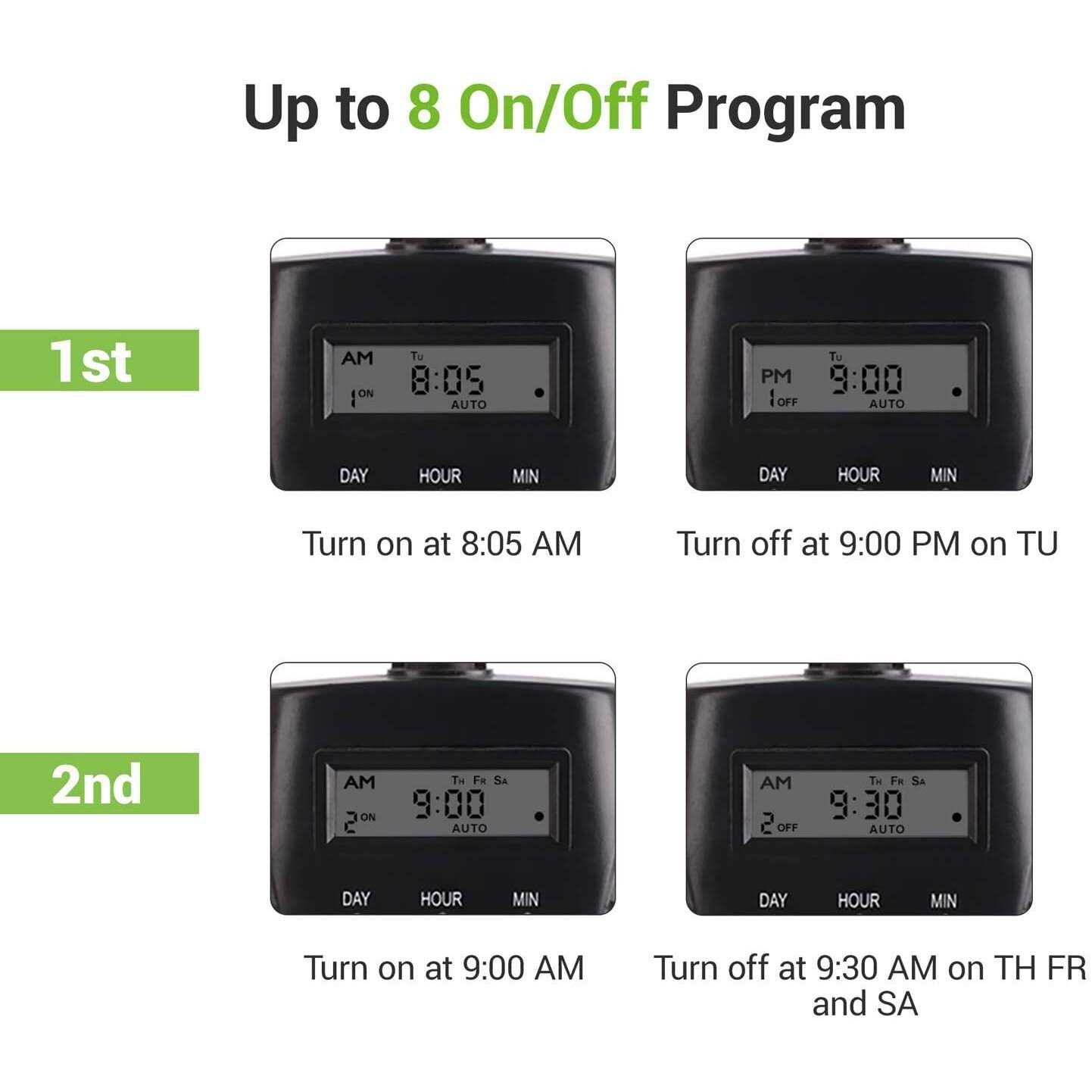 BN-LINK 7 Day Outdoor Heavy Duty Digital Programmable Timer BND/U78 - Image 5
