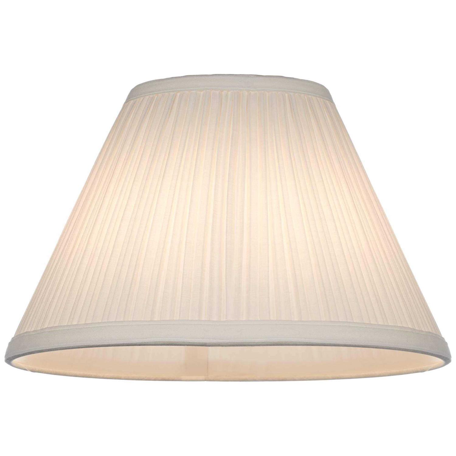 Brentwood Collection Empire Mushroom Pleated Lamp Top x Bottom x High Replacement - Image 5