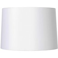 Brentwood White Fabric Hardback Lamp Shade