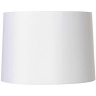 Brentwood White Fabric Hardback Lamp Shade