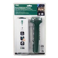 Prime 6 Outlet Photocell Power Stake Timer Outdoor 125 V Green TNCDTSTK6-RC