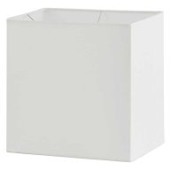 At Home White Square Accent Lamp Shade