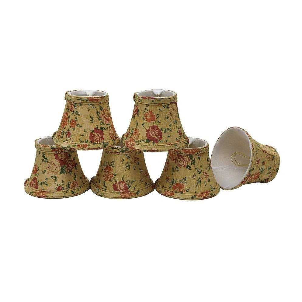 Aspen Creative Bell Chandelier Clip-On Lamp Shade