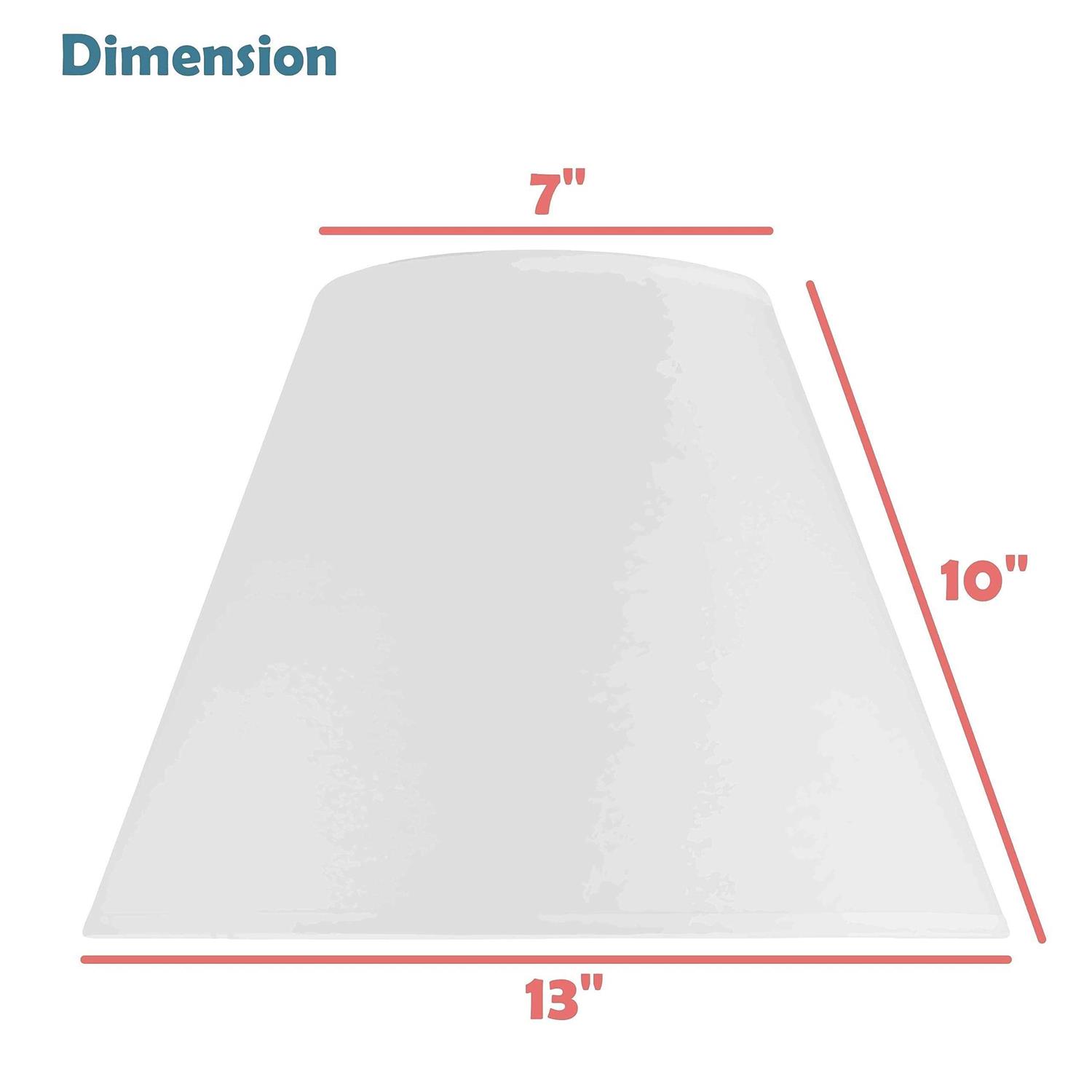 Aspen Creative Pleated Empire Spider Construction Lamp Shade - Image 3