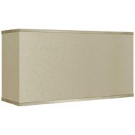 Possini Euro Design Rectangular Lamp Shade Faux Silk Large 17 inch Wide x 8 inch Deep x 10 inch High Spider with Harp and Finial Fitting 30P