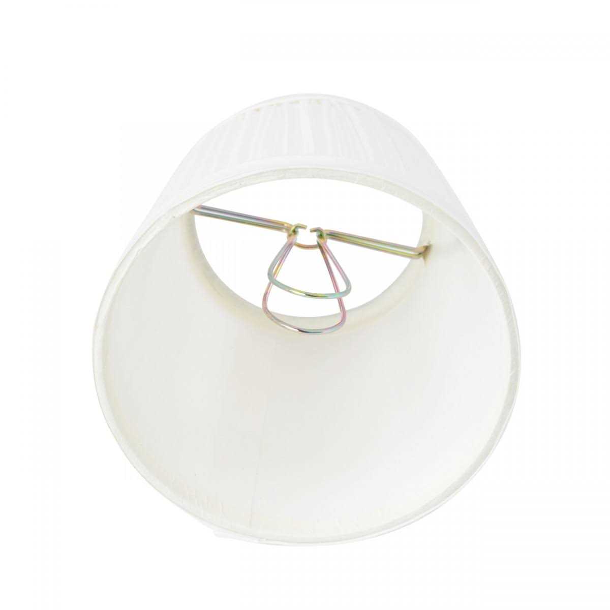 Renovators Supply Clip On Lamp Shade Fabric 4 inch Mini Clip Pleated - Image 2
