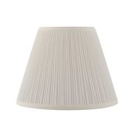 Aspen Creative 33055 Mushroom Pleated Off-White Spider Shade