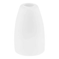 2-1/4 in. Fitter Frosted White Glass Cylinder Pendant Lamp Shade