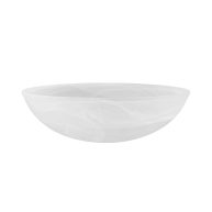 Aspen Creative 23099-11 Alabaster Contemporary Glass Shade for Medium Base Socket Torchiere Lamp