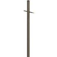Bronze 84 High Cross Arm Outdoor Direct Burial Lamp Post