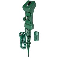 Outdoor Power Stake Photocell Timer