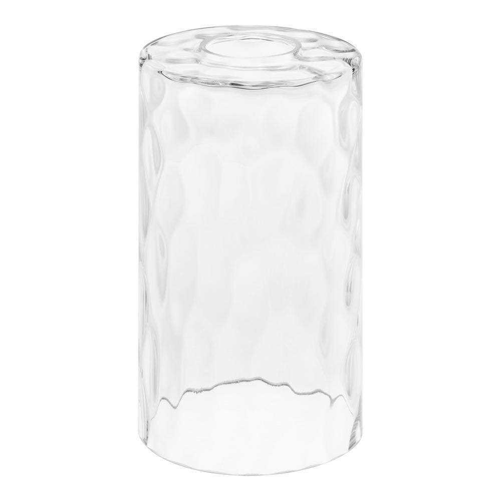 2-1/4 in. Fitter Clear Water Glass Cylinder Pendant Lamp Shade