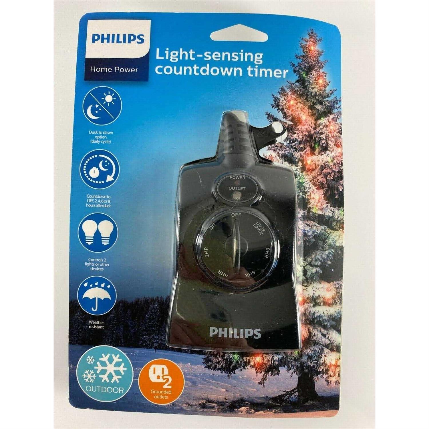 Philips Light-Sensing Countdown Timer Outdoor