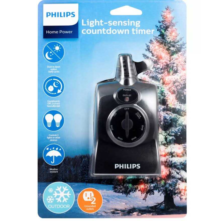 Philips Light-Sensing Countdown Timer Outdoor - Image 4