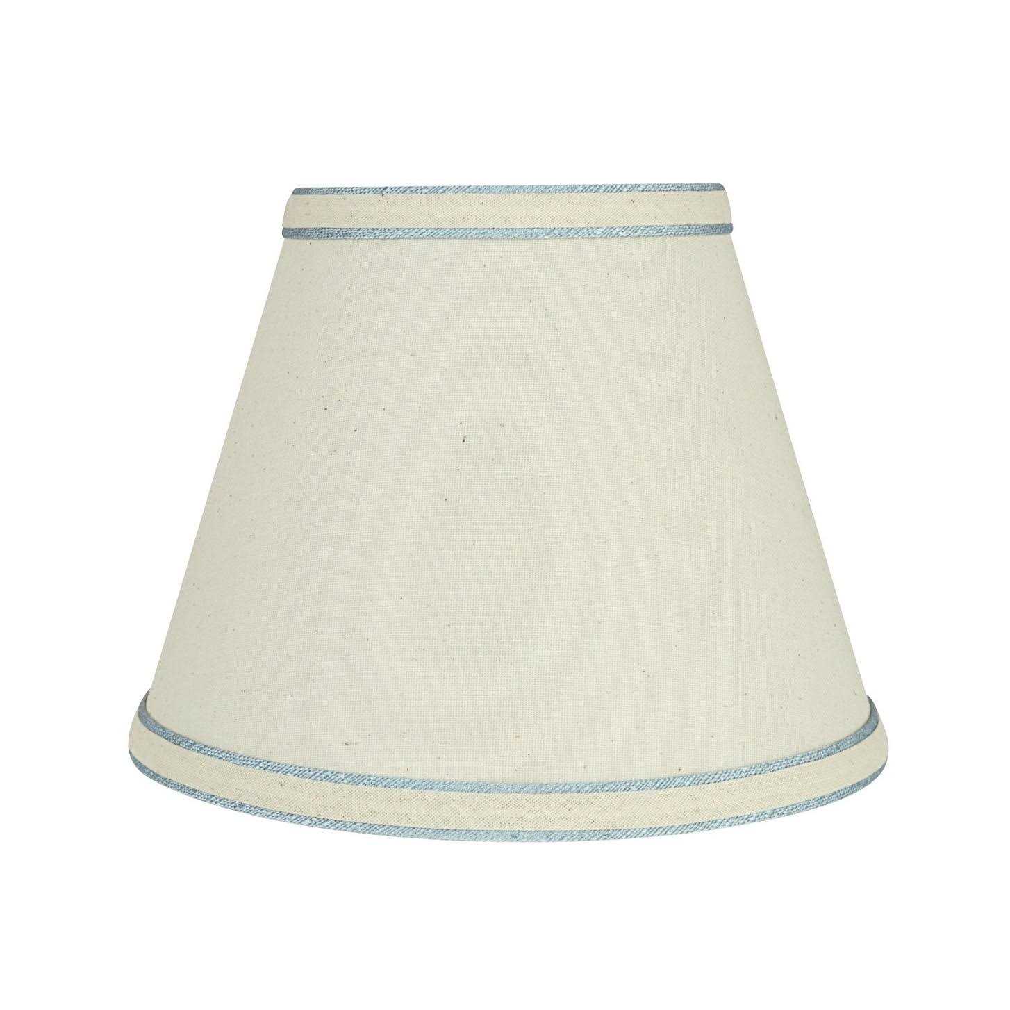 Aspen Creative 58909 Transitional Hardback Empire Shape UNO Construction Lamp Shade in Off White
