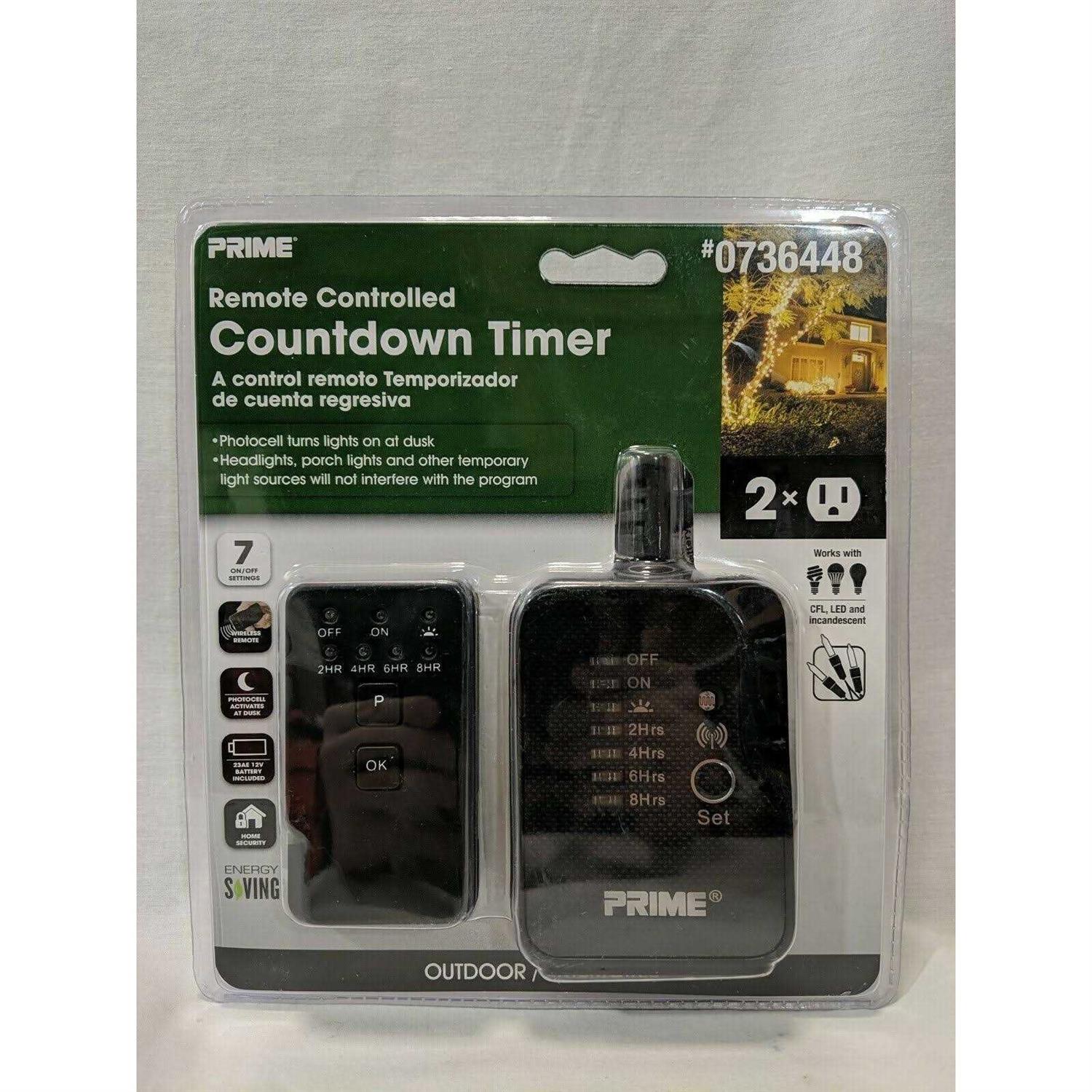 Prime Outdoor Residential Lighting Countdown Timer Remote Photocell - Image 4