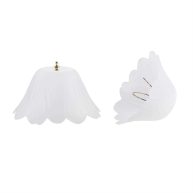 Aspen Creative 28003-15-2 Clip-on Tulip Shade for A-Type Bulb Indoor Location Light Fixtures