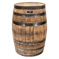 Real Wood Products Jack Daniel’s 35 in. H X 26 in. D Oak Whiskey Barrel Barrel Brown B320