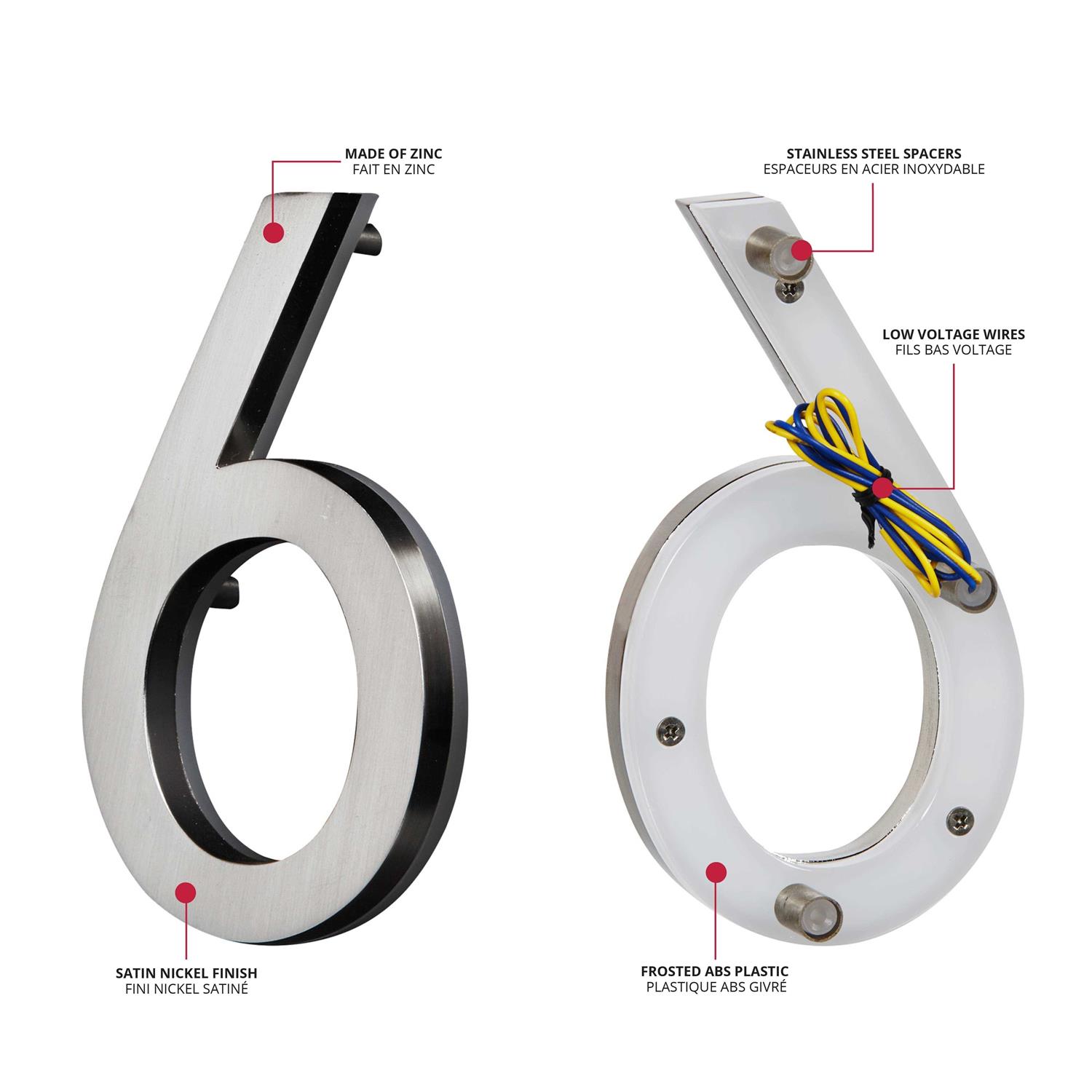 PRO-DF LED Backlit House Number - Image 4