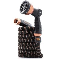 Pocket Hose Copper Bullet with Thumb Spray Nozzle As-seen-on-TV Expands